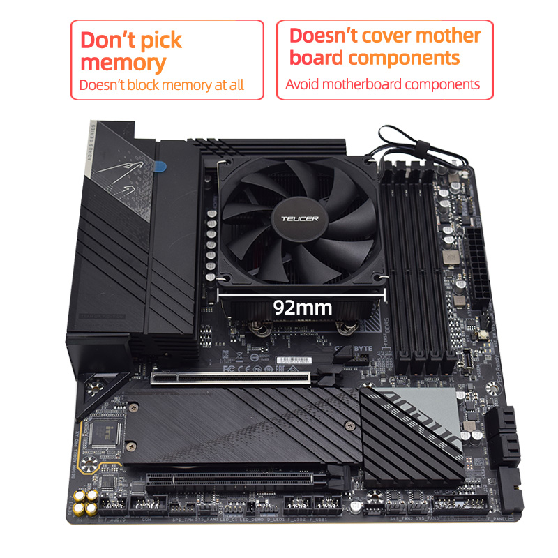 Teucer Altezza 45mm CPU Cooler - Cpu Cooler recensione e prezzo