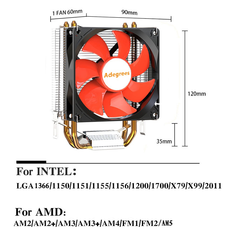 X99 CPU Air Cooler Processore  - Cpu Cooler recensione e prezzo