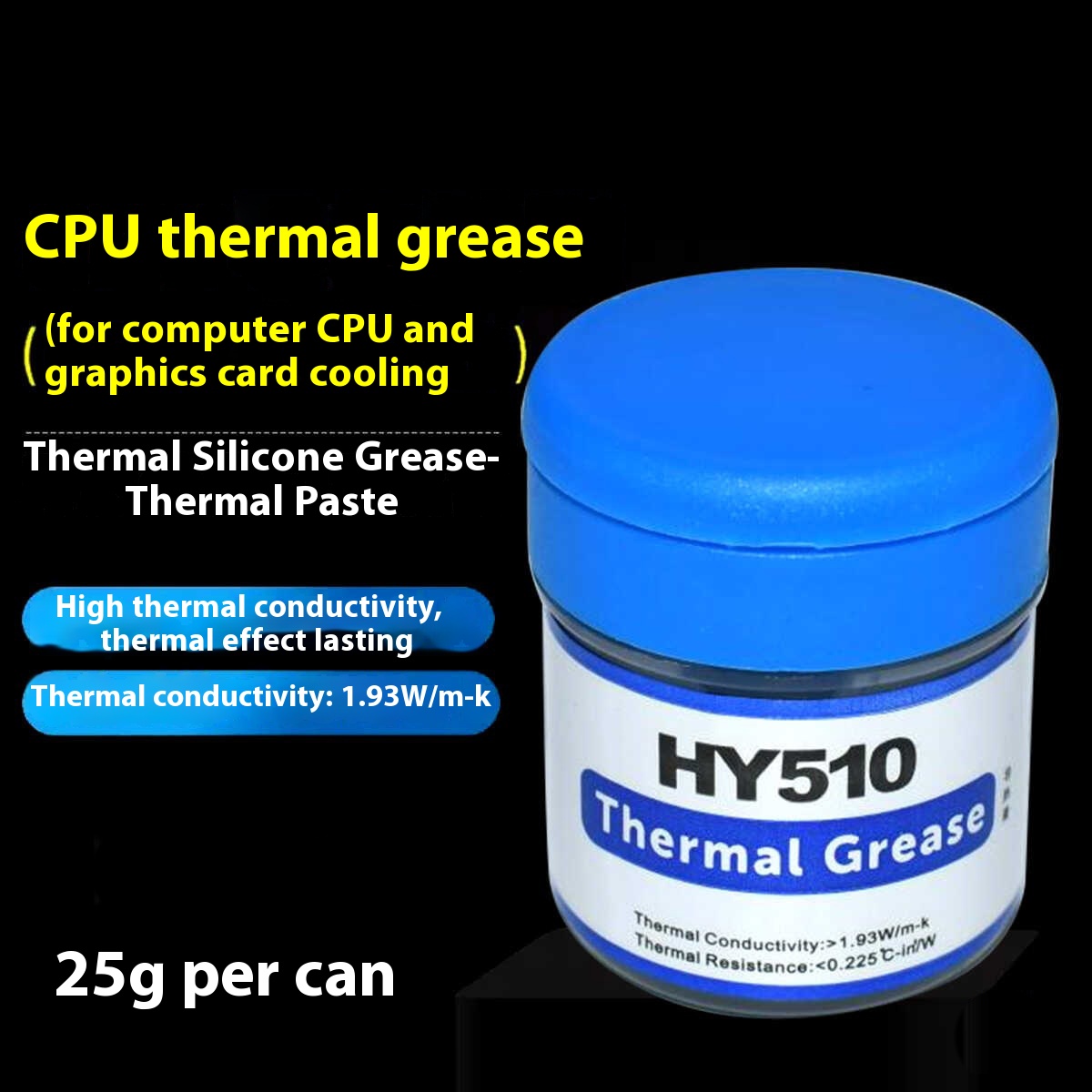 HY510 Pasta composita per gras - Thermal Paste recensione e prezzo