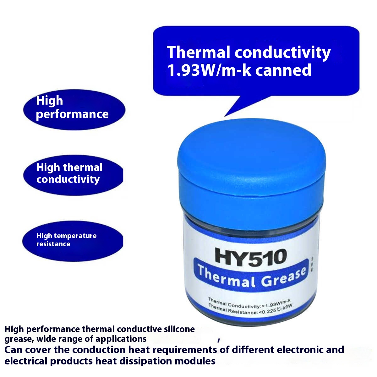 HY510 Pasta composita per gras - Thermal Paste recensione e prezzo