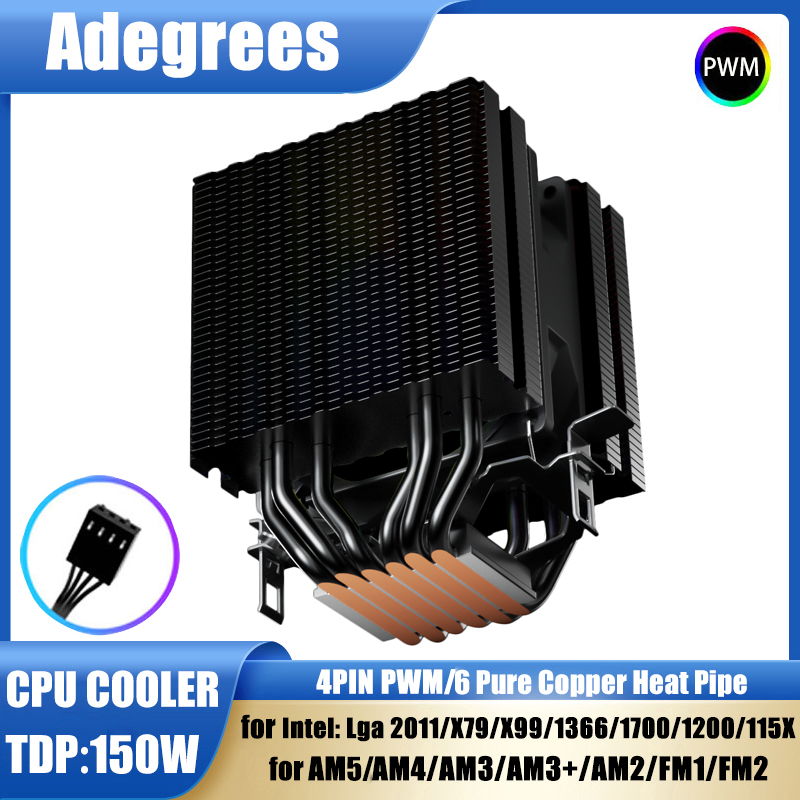 6 tubi di calore CPU dispositi - Cpu Heatsink recensione e prezzo